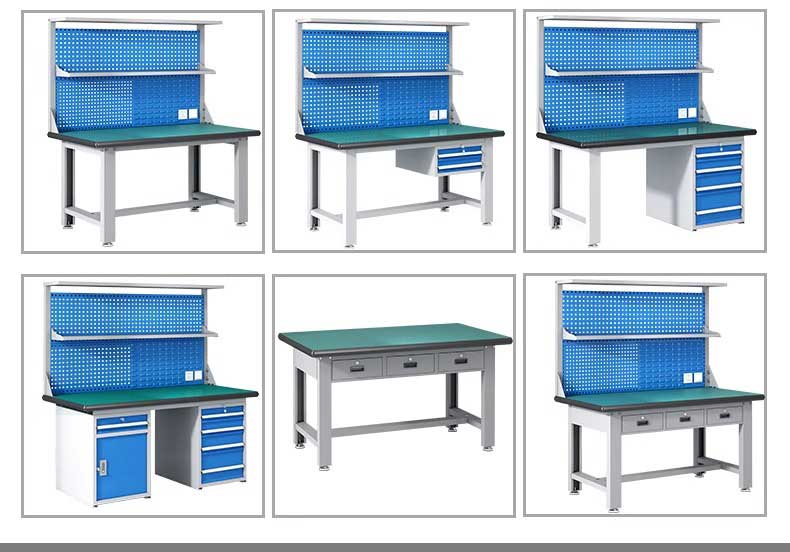 防静电工作台学校实训桌子重型钳工台工具挂架车间组装维修操作台